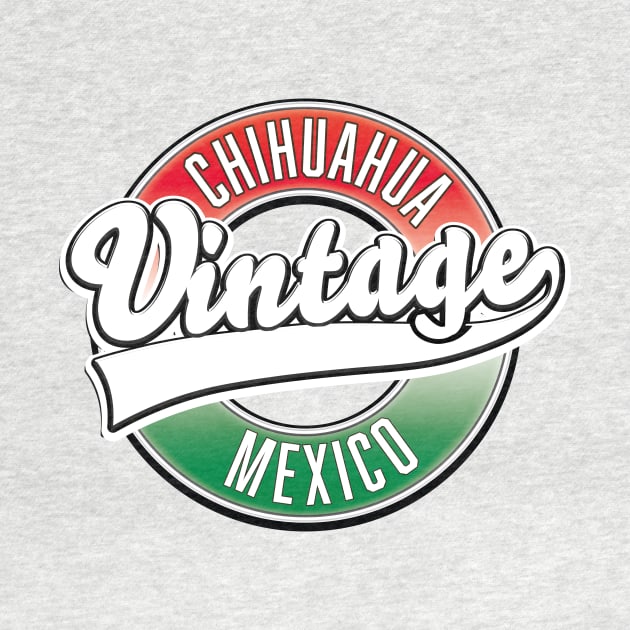 Chihuahua mexico retro logo by nickemporium1